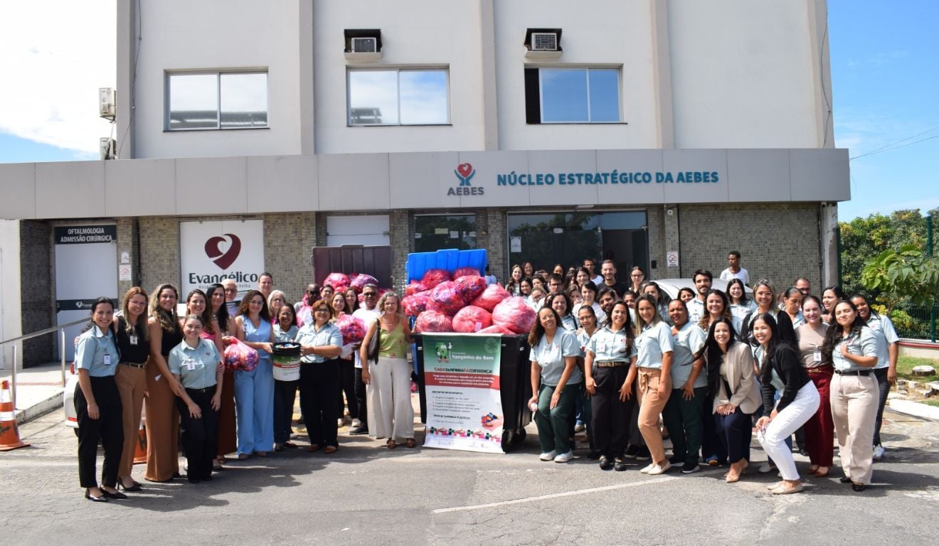 Reciclagem de tampinhas plásticas impulsiona saúde e sustentabilidade em hospitais capixabas