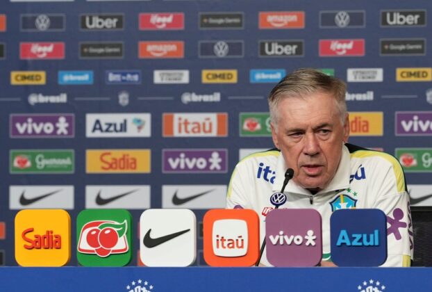 Ancelotti define testes cruciais com Paquetá e Igor Thiago em último amistoso da seleção