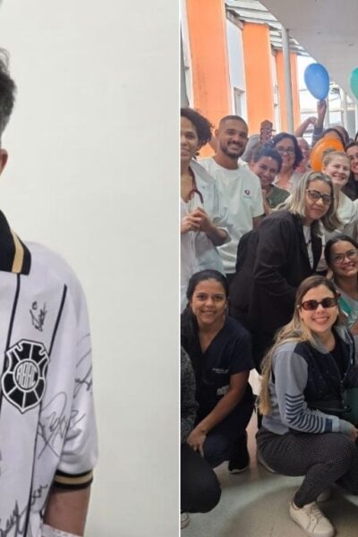 Emoção e futebol marcam alta de paciente do HEVV após transplante de coração