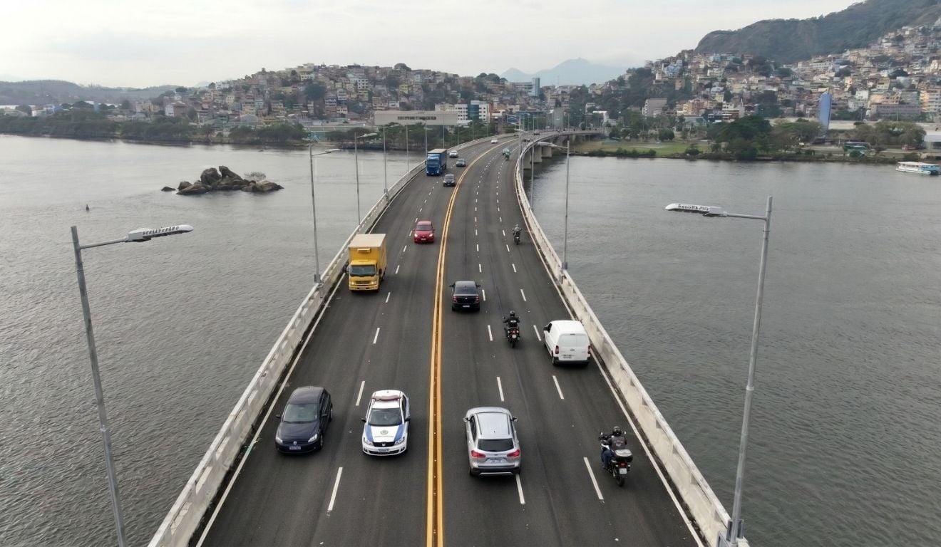 A partir de julho, obras da 5ª faixa na Segunda Ponte prometem 33% mais capacidade