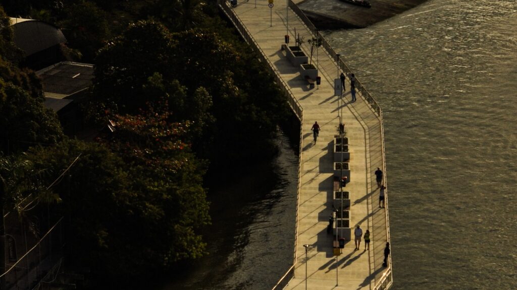 Canal de Camburi: veja como ficou o novo espaço de lazer em Vitória 2 Canal de Camburi após a entrega da primeira etapa da revitalização em Vitória