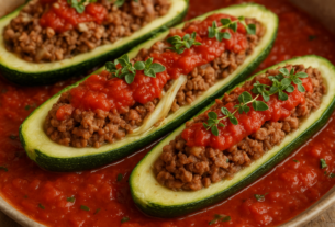 Abobrinha recheada com carne moída: receita rápida e saborosa para o jantar