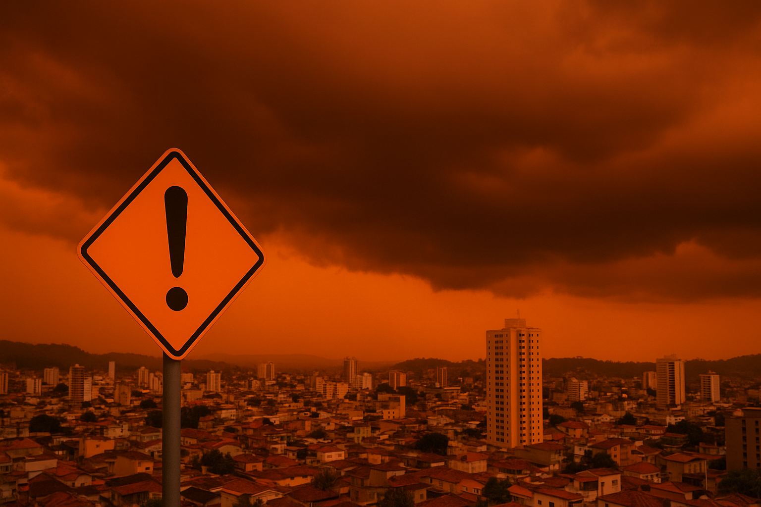 Alerta laranja para tempestade atinge 31 cidades do Espírito Santo nesta quinta (27) 1 Alerta laranja para tempestade atinge 31 cidades do Espírito Santo nesta quinta (27)