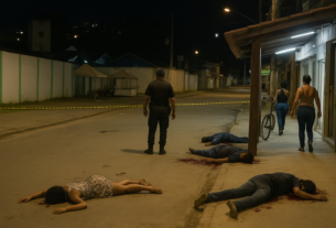 Ataque a tiros em distribuidora no bairro Central Carapina, Serra, deixa quatro pessoas baleadas