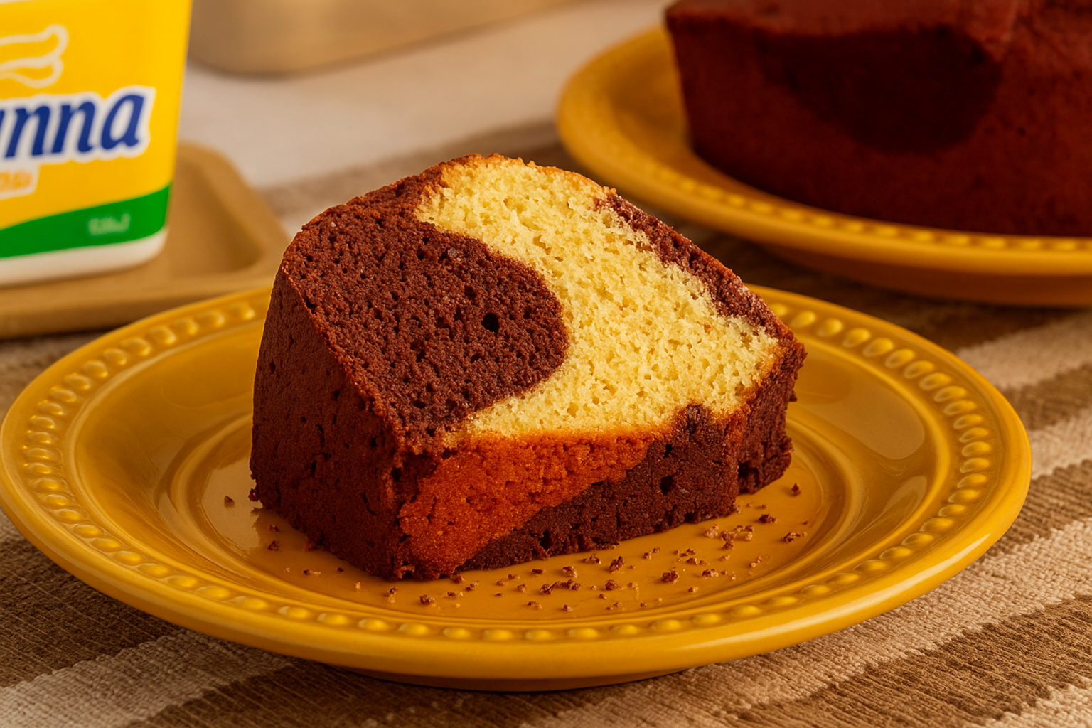 Bolo mesclado com chocolate: receita fácil e passo a passo para o lanche