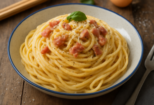 Espaguete à carbonara fácil: receita cremosa com poucos ingredientes