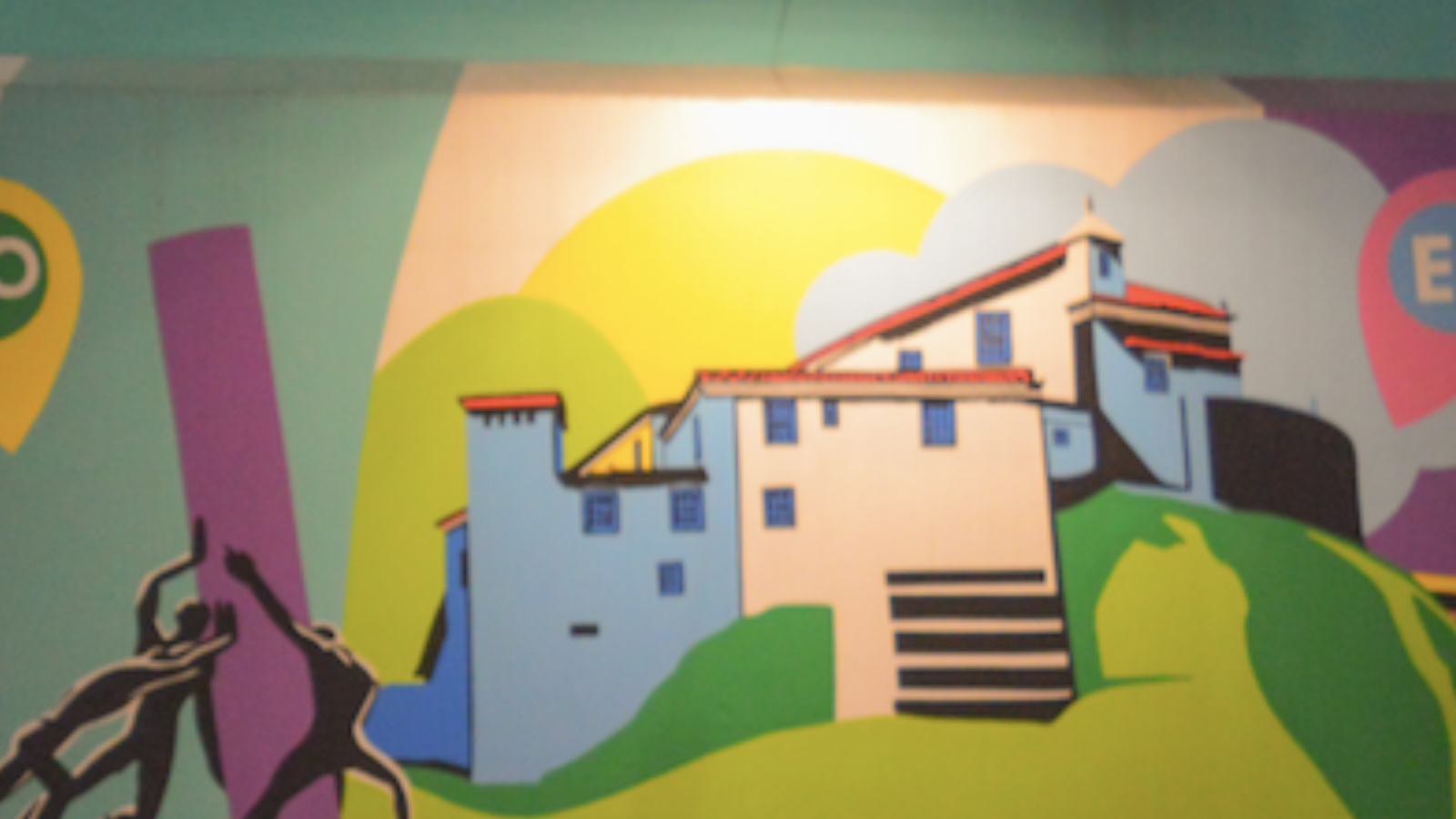 Convento da Penha representa Espírito Santo em mural 'Brasil em São Paulo' na Rua Augusta 1 Convento da Penha representa Espírito Santo em mural 'Brasil em São Paulo' na Rua Augusta