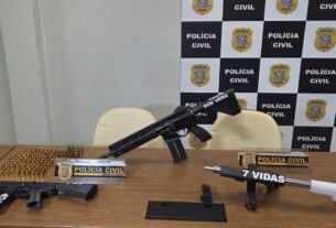 Polícia prende em Vitória homem apontado como líder do TCP com fuzil e duas submetralhadoras