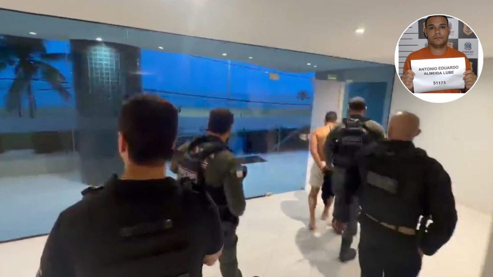 Fugitivo condenado por homicídio é capturado em apartamento de alto padrão na Praia da Costa