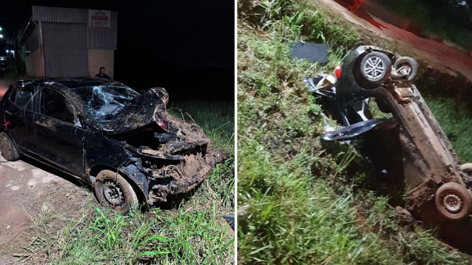 Roubo de carro em Guarapari acaba em perseguição a mais de 100 km/h e capotamento; quatro são detidos