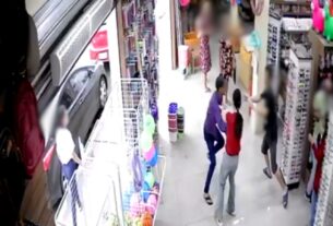 Homem de 33 anos é preso em Colatina após furtar fones e agredir funcionária; câmera registrou o crime