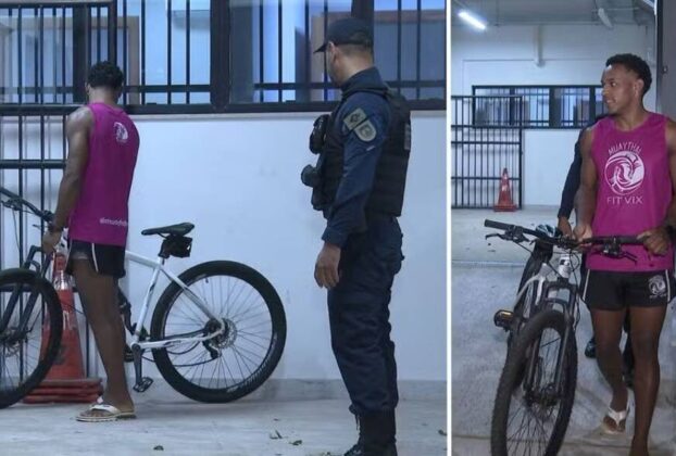 Professor de Muay Thai recupera bicicleta furtada após perseguir suspeito e aplicar 'mata-leão' em Vitória