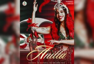 Anitta é anunciada como rainha de bateria da Grande Rio para o Carnaval 2027