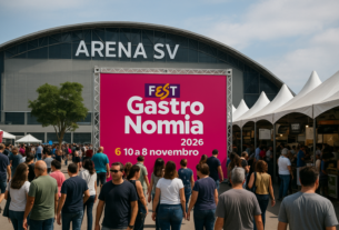 Fest Gastronomia 2026 será realizado de 6 a 8 de novembro na Arena SV com entrada gratuita