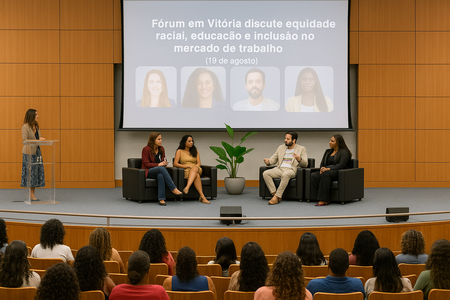 Fórum em Vitória discute equidade racial, educação e inclusão no mercado de trabalho (19 de agosto)