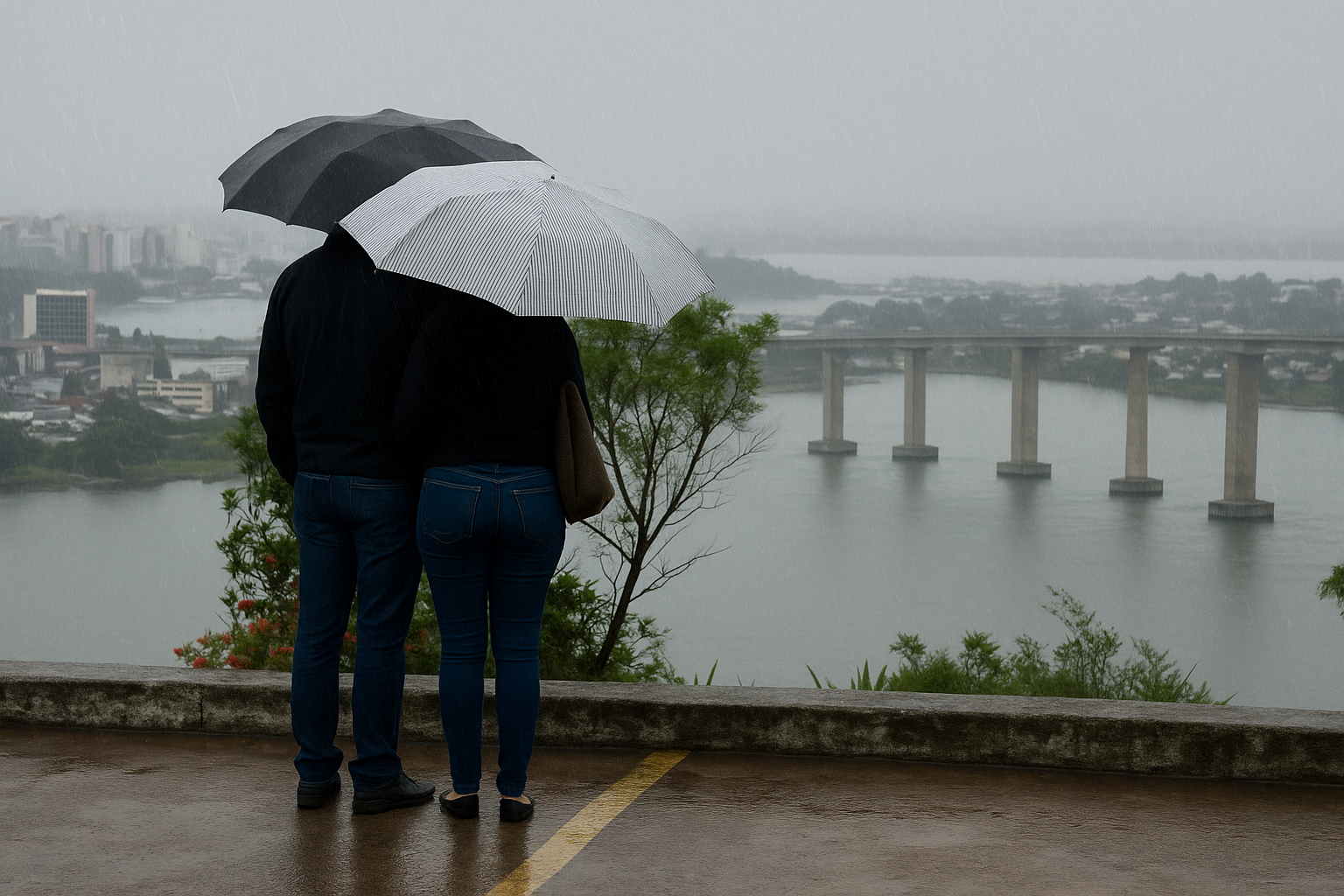 Frente fria avança sobre o Espírito Santo; Sul, Serrana, Caparaó e Grande Vitória têm até 70% de chance de chuva