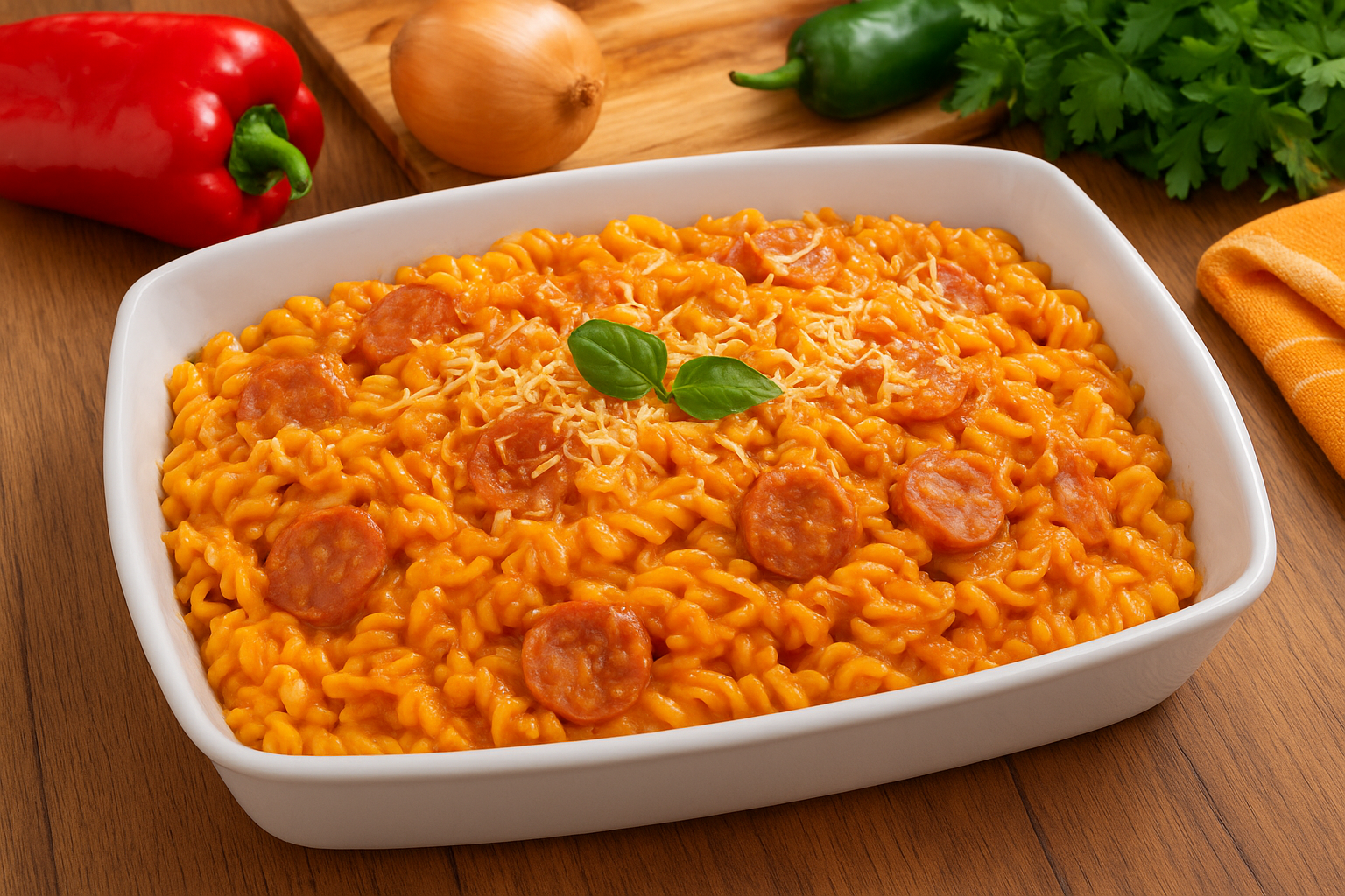 Macarrão cremoso na panela de pressão: receita rápida e prática para o almoço