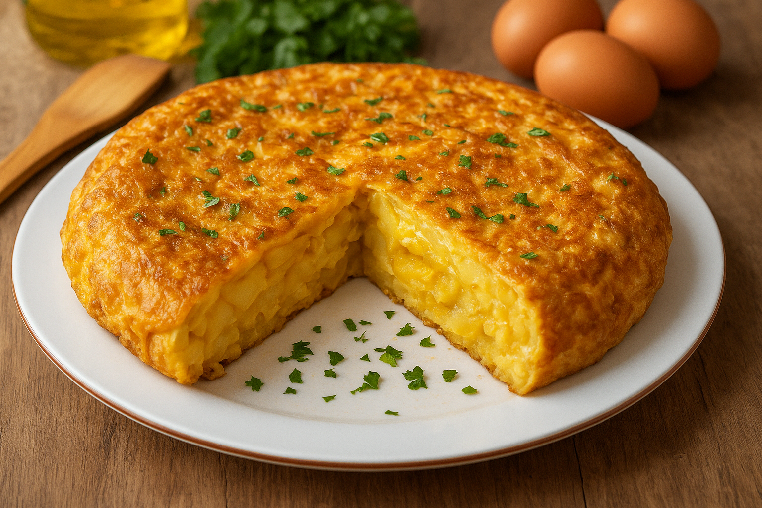 Omelete de batata (tortilla): receita prática e proteica para o lanche 1 Omelete de batata (tortilla): receita prática e proteica para o lanche
