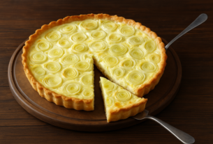 Quiche de alho-poró: receita fácil, leve e nutritiva para o lanche da tarde