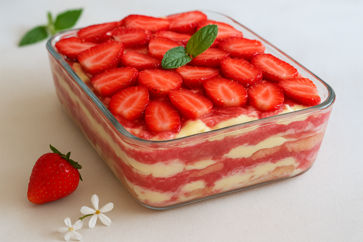 Tiramisù de morango: receita fácil e refrescante para aproveitar a fruta da estação 1 Tiramisù de morango: receita fácil e refrescante para aproveitar a fruta da estação
